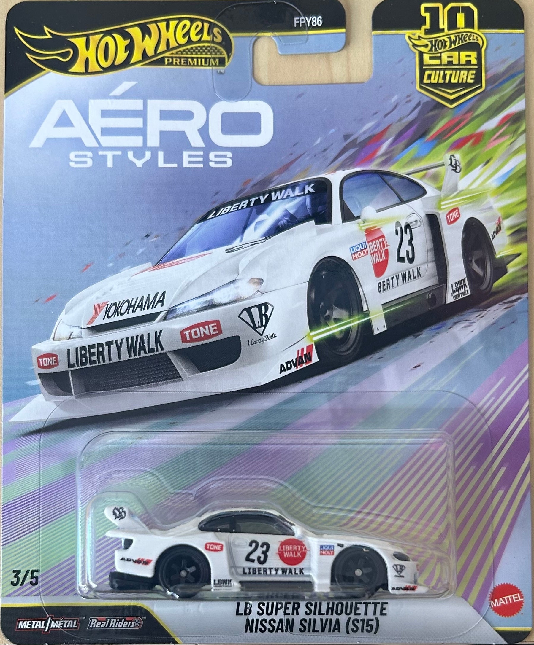 Hot Wheels Premium Car Culture LB Super Silhouette Nissan Silvia (S15) Aéro Styles