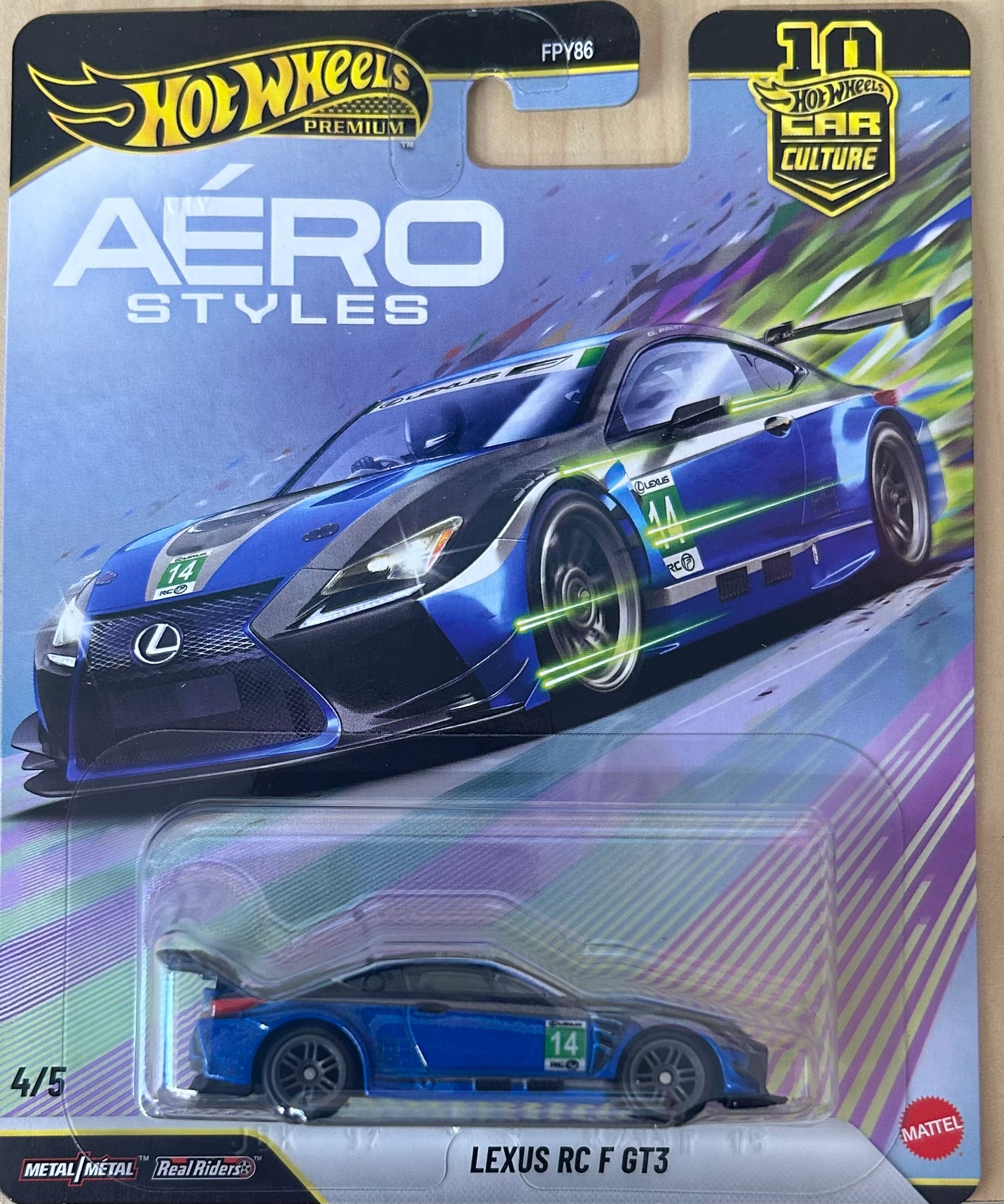 Hot Wheels Premium Car Culture Lexus RC F GT3 Aéro Styles