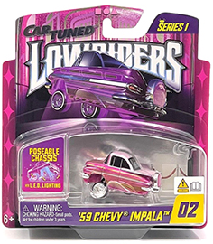 CarTuned Series 1 Lowriders Show Glow L.E.D. Light Up Chassis '59 Chevy Impala #2