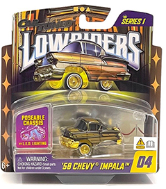 CarTuned Series 1 Lowriders Show Glow L.E.D. Light Up Chassis '58 Chevy Impala #4