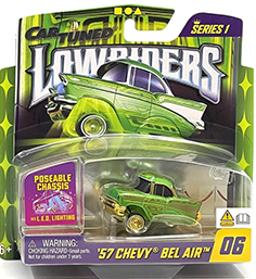CarTuned Series 1 Lowriders Show Glow L.E.D. Light Up Chassis '57 Chevy Bel Air #6