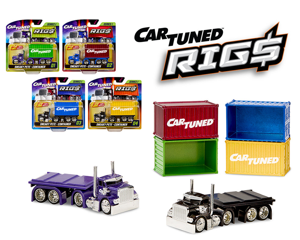 CarTuned 1:64 Container Rigs Series 1 – Assortment *SEALED CASE*
